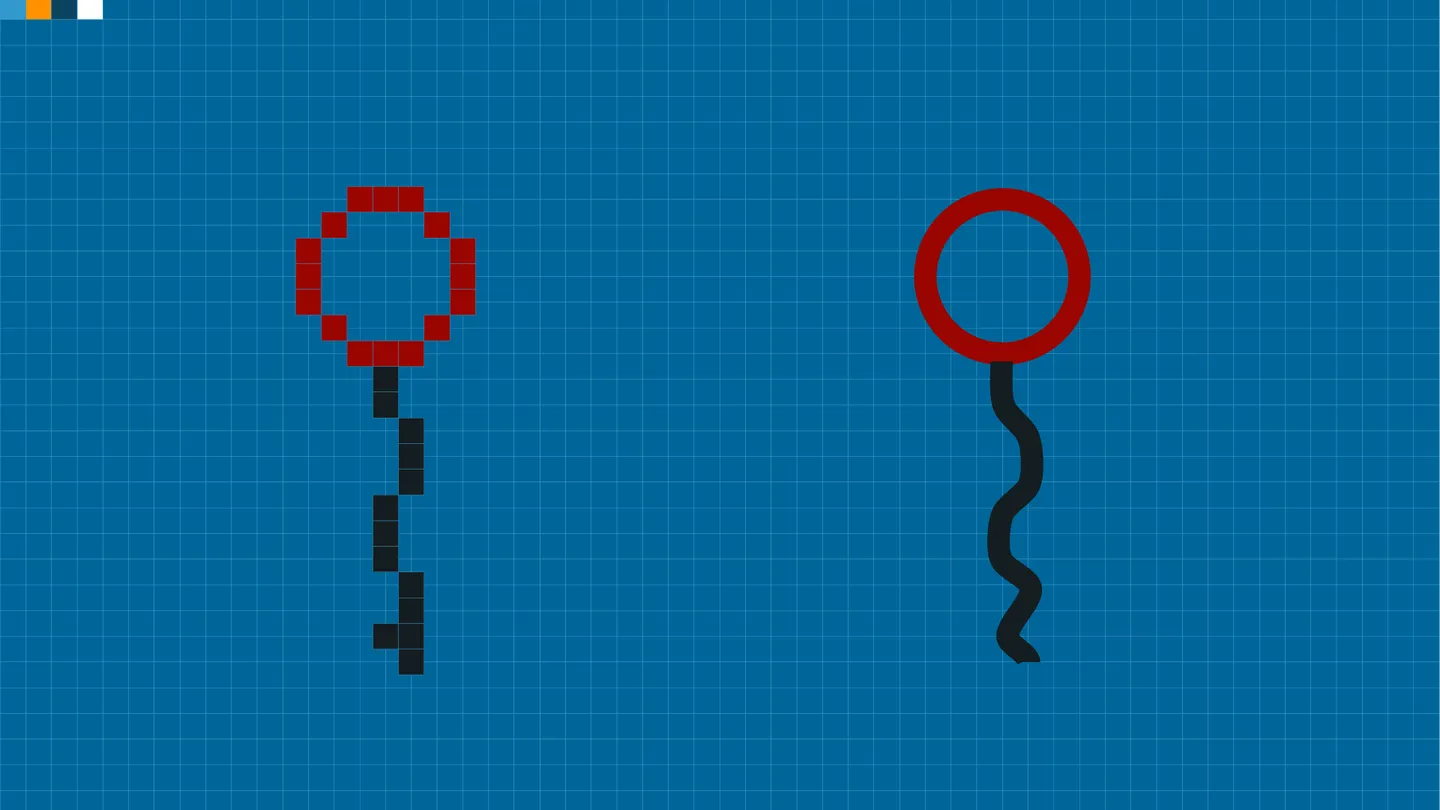 Обложка: Чем отличается растровая графика от векторной?
