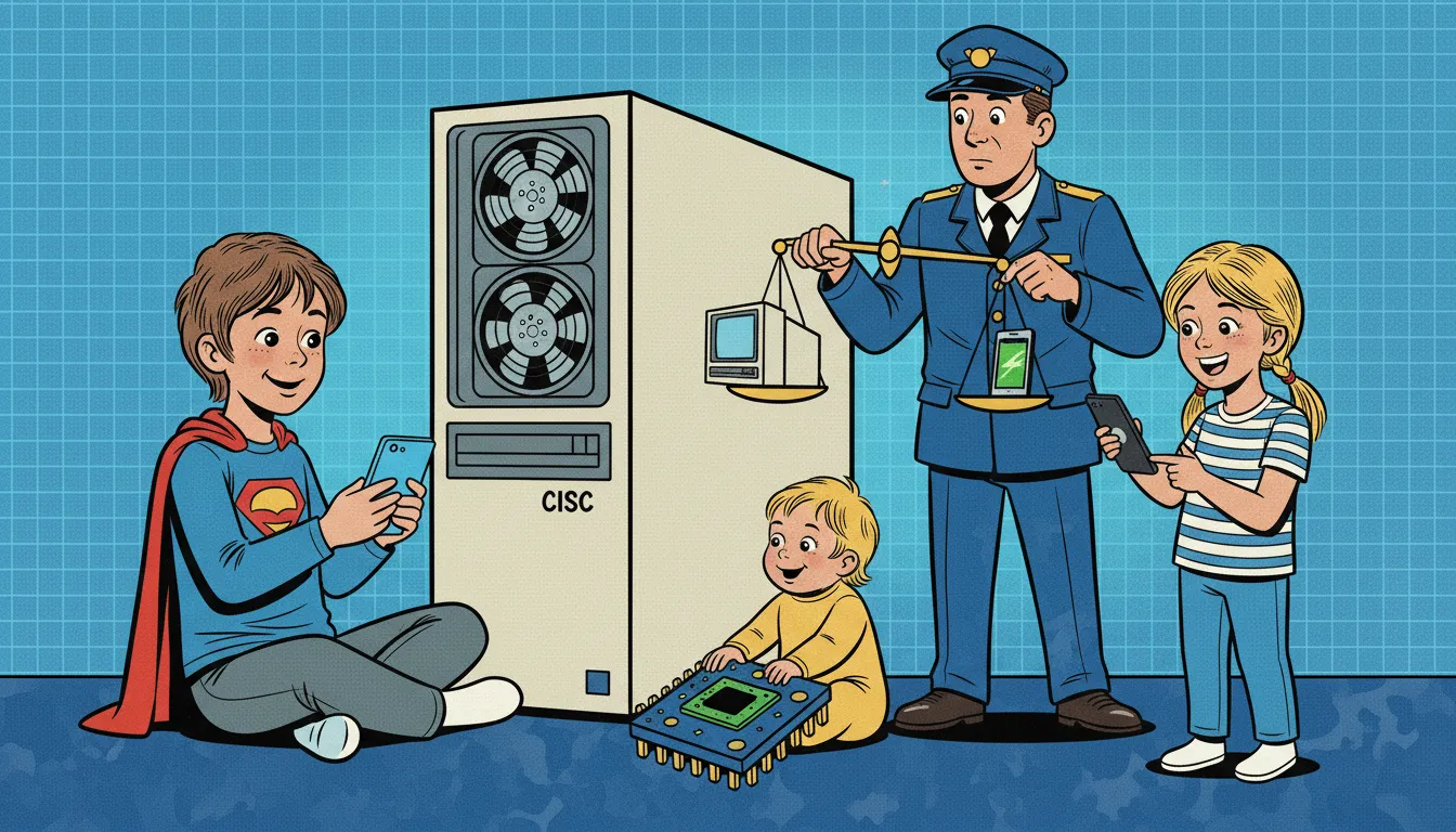 CISC в компьютере, RISC в телефоне. Кто кого?