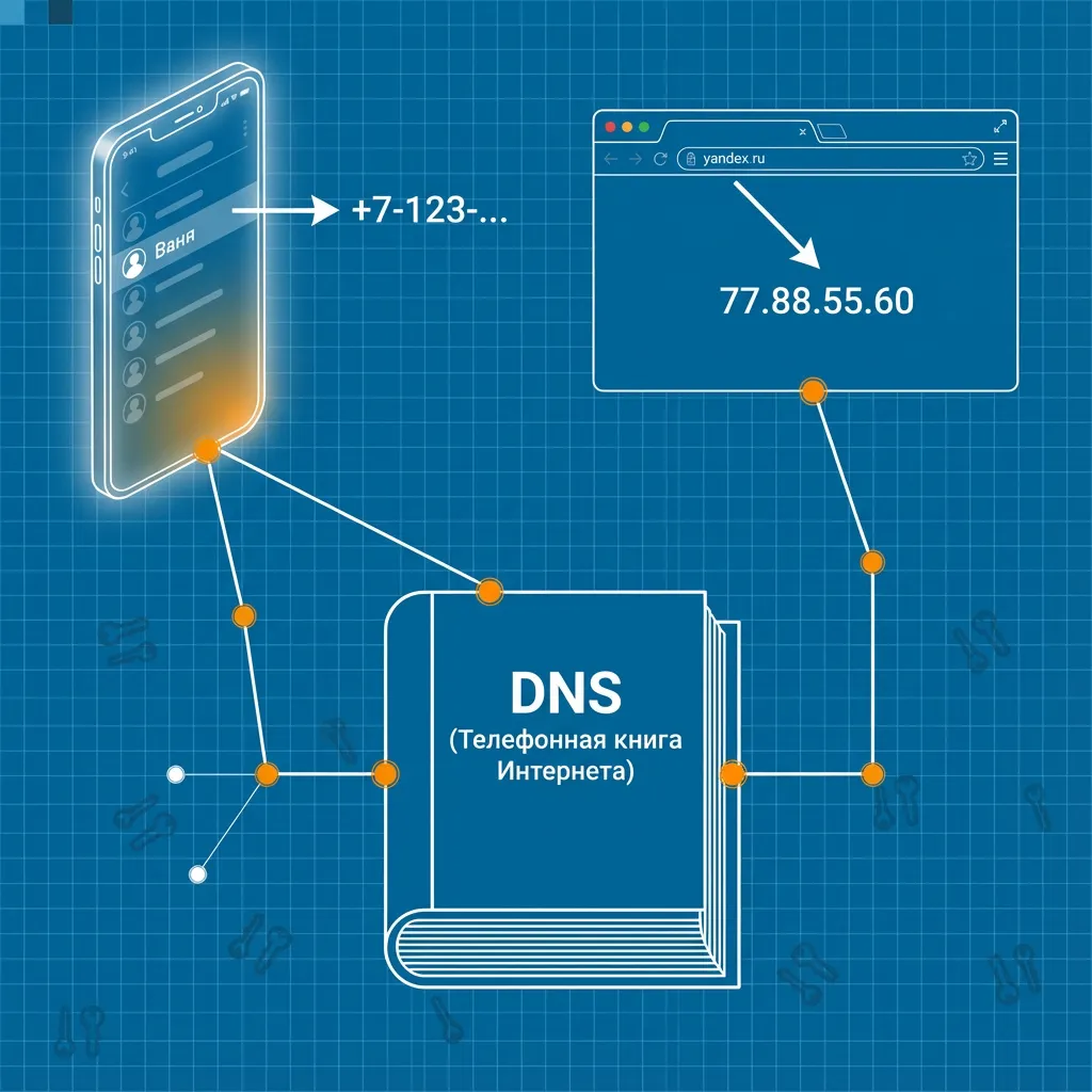 Обложка: Что такое DNS? Простыми словами