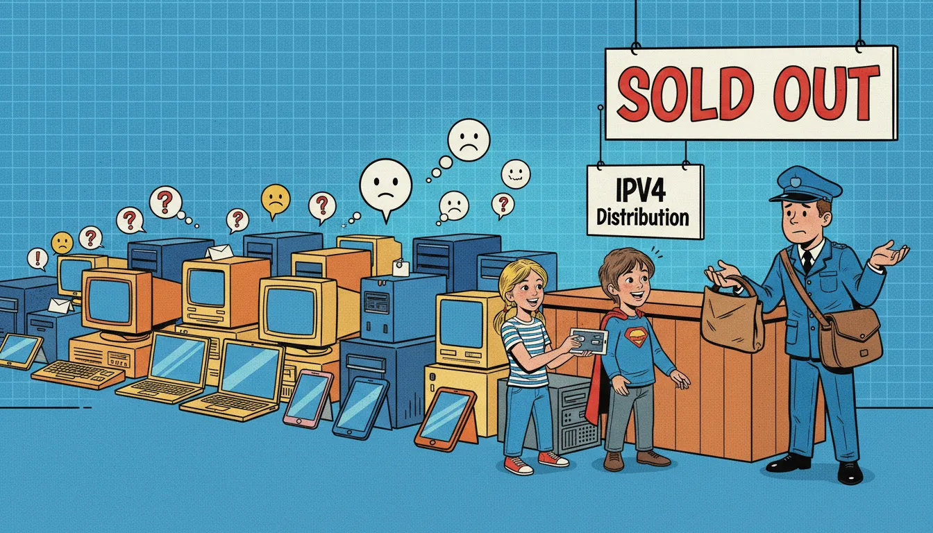 IPv4-адресов на всех не хватило — нужен новый стандарт.