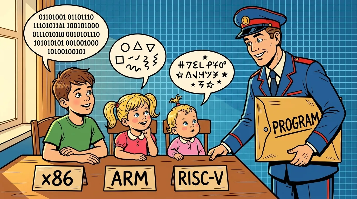 Обложка: История архитектур процессоров: x86, amd64, ARM, RISC-V